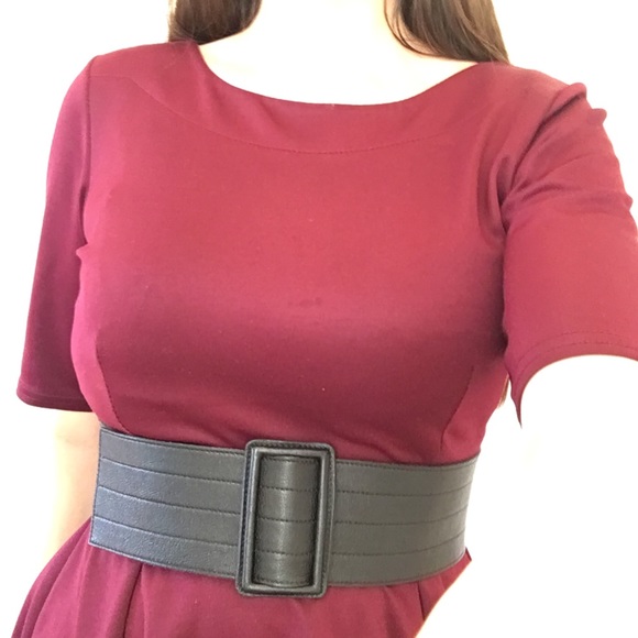 THEORY black leather belt - size L - Picture 6 of 6